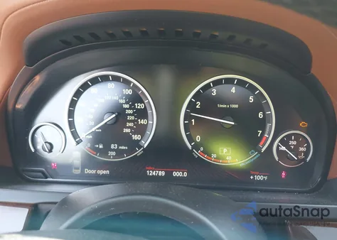 2012 BMW 750Li xDrive из США, поврежденный, VIN WBAKC8C54CC435156